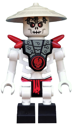 Lego, Minifigure, Ninjago, Frakjaw, Conical Hat, NJO019