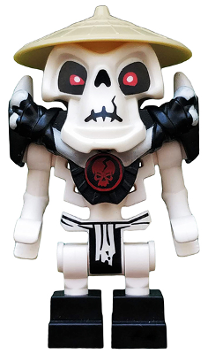Lego, Minifigure, Ninjago, The Golden Weapons, Wyplash, Horizontal Arms, NJO028