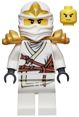 Lego, Minifigure, Ninjago, Rise of the Snakes, Zane ZX, Shoulder Armor, NJO031