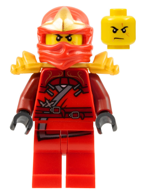 Lego, Minifigure, Ninjago, Rise of the Snakes, Kai ZX, Shoulder Armor, NJO032