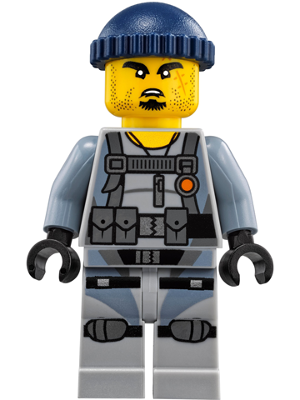 Lego, Minifigure, Ninjago, The LEGO NINJAGO Movie, Shark Army Gunner / Charlie, NJO0341
