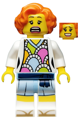 Lego, Minifigure, Ninjago, The LEGO NINJAGO Movie, Lauren, NJO0350