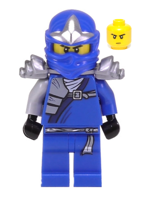 Lego, Minifigure, Opened, Ninjago, Rise of the Snakes, Jay ZX, Shoulder Armor, NJO047