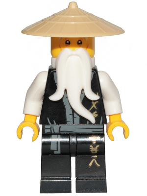 LEGO, Minifigure, Ninjago, Wu Sensei - Legacy, Black Robe, njo0495