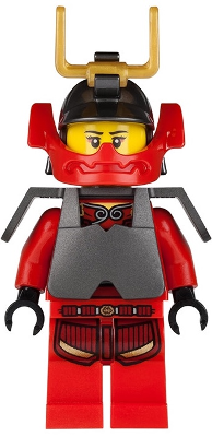 Lego, Minifigure, Ninjago, Rise of the Snakes, Samurai X (Nya), NJO050