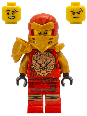 Lego, Minifigure, Ninjago, Master of the Mountain, Kai Hero - Clip on Back, NJO0605