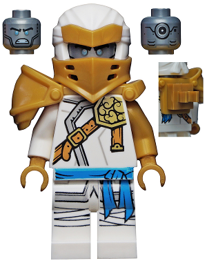Lego, Minifigure, Ninjago, Master of the Mountain, Zane Hero - Clip on Back, NJO626