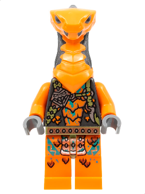 Lego, Minifigure, Ninjago, Cobra Mechanic / Sneaky Snake - Harness Torso, NJO0717