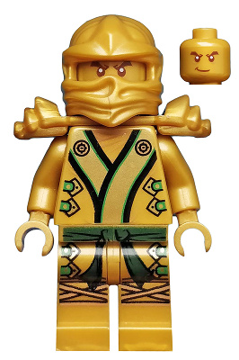 Lego, Minifigure, Ninjago, The Final Battle, Lloyd (Golden Ninja), NJO073