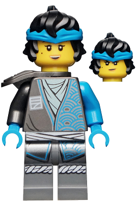 LEGO, Minifigure, Ninjago, Nya - Core, Hair, Shoulder Pad, njo0743