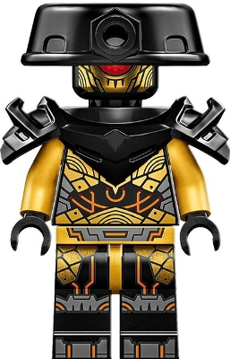 Lego, Minifigure, Ninjago, Dragons Rising Season 1, Imperium Guard Commander - Black Head, NJO0818