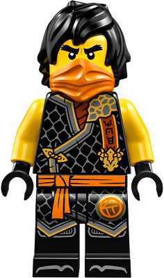 Lego, Minifigure, Ninjago, Dragons Rising Season 2, Cole, Tournament Armor, Orange Bandana NJO0894