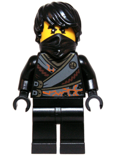 Lego, Minifigure, Ninjago, Cole, Techno Robe, Rebooted, NJO090