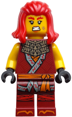 Lego, Minifigure, Ninjago, Wyldfyre - Dark Red Tunic, NJO0923