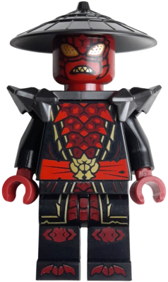 Lego, Minifigure, Ninjago, Drix - Pearl Dark Gray Shoulder Armor, NJO0924