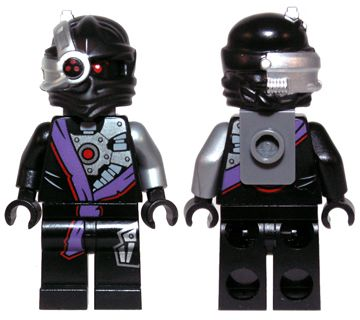 Lego, Minifigure, Ninjago, Rebooted, Nindroid Warrior with Neck Bracket, NJO096