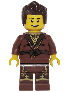 Lego, Minifigure, Ninjago, Reboot, Dareth (Printed Legs), NJO110