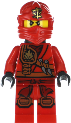 LEGO, Minifigure, Ninjago, Tournament of Elements, Kai, Jungle Robe, Scabbard njo121