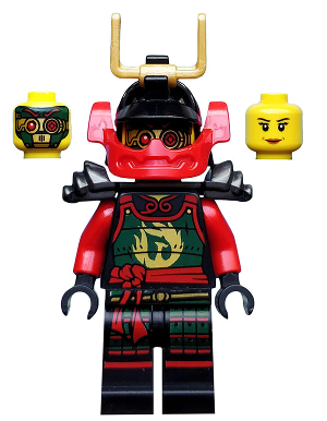 LEGO, Minifigure, Ninjago, Tournament of Elements, Samurai X (Nya), NJO0132