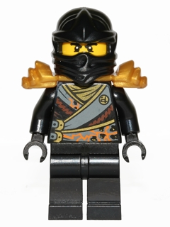 Lego, Minifigure, Ninjago, Cole, Techno Robe, Rebooted, NJO139