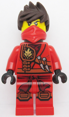 Lego, Minifigure, Ninjago, Kai - Tournament of Elements, Scabbard, Tousled Hair, njo187