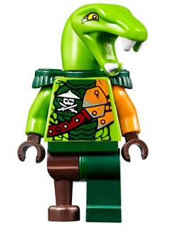 Lego, Minifigure, Ninjago, Clancee - Epaulettes, NJO191