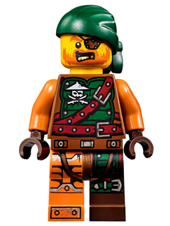 Lego, Minifigure, Ninjago, Skybound, Bucko, njo196