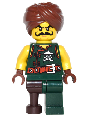 Lego, Minifigure, Ninjago, Sky Pirate Foot Soldier with Turban, NJO231