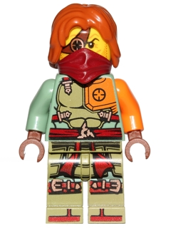 Lego, Minifigure, Ninjago, Possession, Ronin - Hair, njo269