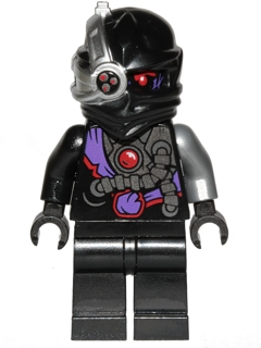 Lego, Minifigure, Ninjago, Nindroid - Black Wrap, NJO375