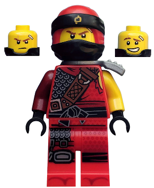 LEGO, Minifigure, Ninjago, Hunted, Kai, Flat Silver Side-Scabbard, NJO457