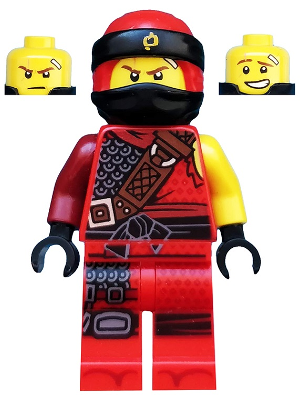 Lego, Minifigure, Ninjago, Hunted, Kai, No Side-Scabbard, NJO469