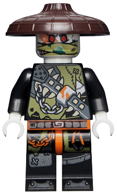 Lego, Minifigure, Ninjago, Hunted, Dragon Hunter with Hat, NJO488