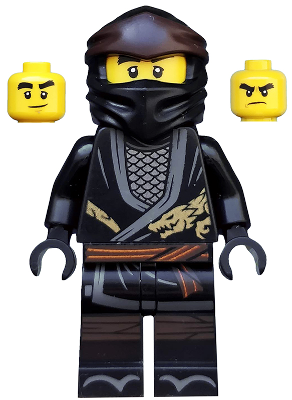 Lego, Minifigure, Ninjago, Legacy, Cole, njo493