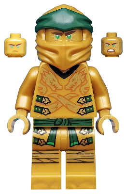 Lego, Minifigure, Ninjago, Legacy, Lloyd (Golden Ninja), njo499