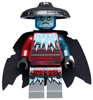 Lego, Minifigure, Ninjago, Secrets of the Forbidden Spinjitzu, Blizzard Sword Master, NJO525