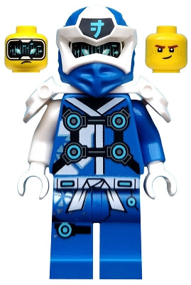 LEGO, Minifigure, Ninjago, Prime Empire, Jay, Digi Jay, Shoulder Armor with Scabbard, NJO563