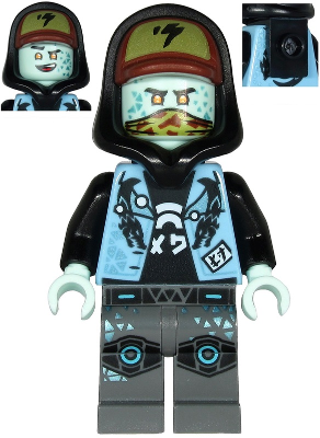 LEGO, Minifigure, Ninjago, Prime Empire, Scott w/ Neck Bracket, NJO585