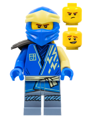 Lego, Minifigure, Ninjago, Core, Jay, Shoulder Pad, NJO722