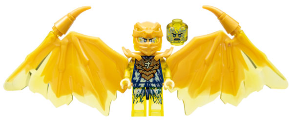 Lego, Minifigure, Ninjago, Crystalized, Jay Golden Dragon, NJO755