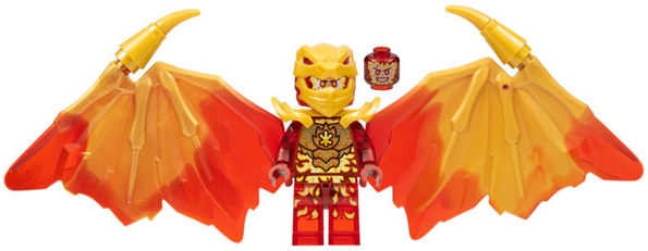 Lego, Minifigure, Ninjago, Crystalized, Kai Golden Dragon, NJO757