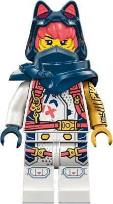 LEGO, Minifigure, Ninjago, Dragons Rising Season 1, Sora - Shoulder Pads, Hood, NJO820