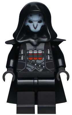 Lego, Minifigure, Overwatch, Reaper (Gabriel Reyes), ow008