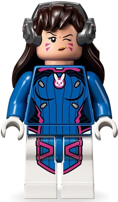 Lego, Minifigure, Overwatch, D.Va (Hana Song), ow009