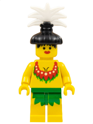 Lego, Minifigure, Pirates, Pirates I, Islanders, Islander, Female, pi066a