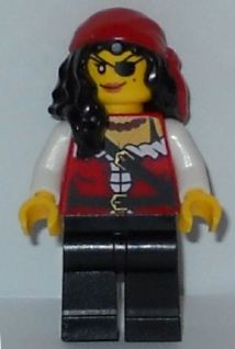 Lego, Minifigure, Pirates, Pirates III, Pirate Princess, PI165