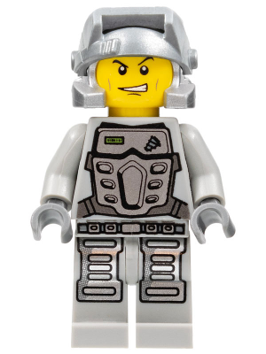 Lego, Minifigure, Power Miners, Power Miner- Doc, Gray Outfit, PM030