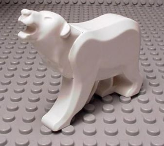 Lego, Minifigure, Animal, Polar Bear, White, 76147c01