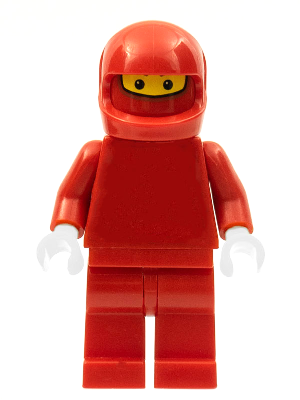 Lego, Minifigure, Racers, F1 Ferrari Pit Crew Member - without Torso Stickers, RAC025