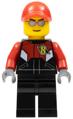Lego, Minifigure, Racers, Racing Bike Driver 2, RAC058